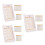 3Stk PP Wochenplaner Beige Mit Und Täglichem Zieltracker 10