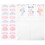 5Sets Baby Shower Dekorationsset, Geschlechtsenthüllung Sticker 3