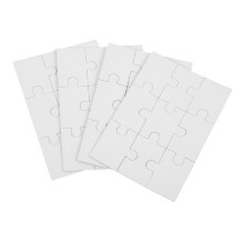 Sublimation Transfer Holzpuzzle Weiß DIY