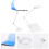 5Sets Blaue Action Figur Halter Für Puppen Displays 11