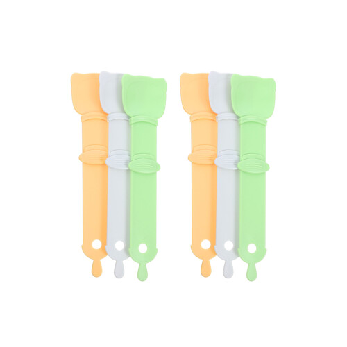 12Pièces Cuillères Squeeze Humides Chat Colorées