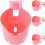 8Stk Pinker Pool Becherhalter Kunststoff, Praktisch Und 1