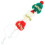 12Pcs Durable Mini Pet Christmas Hat Adjustable Knitted Cap Assorted 2