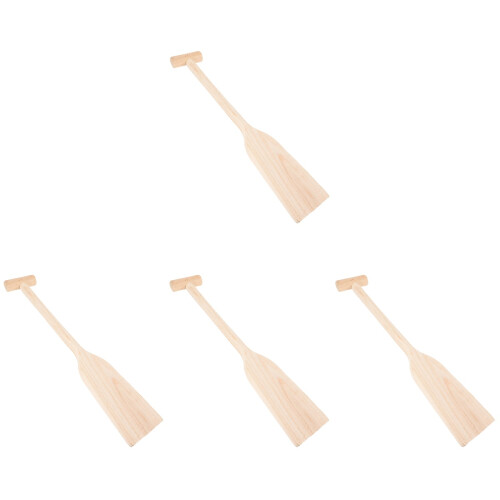 4Stk Holz Paddel Beige Für Bootfahren Robust Und 2