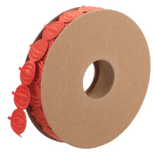 2Rolls Watermelon Red Fall Ribbon Durable Cloth for Harvest Festival