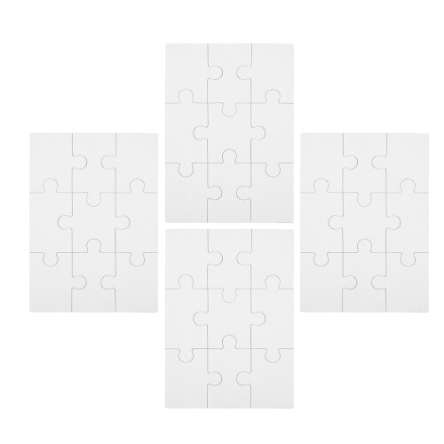 Sublimation Transfer Holzpuzzle Weiß DIY 2