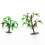 60Pièces Palmier Simulé Vert Décor Aquarium Photo Props 8