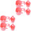 8Stk Pinker Pool Becherhalter Kunststoff, Praktisch Und 5