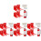 4Sets Wandhalter Rotem Eisen Und Praktisch 2