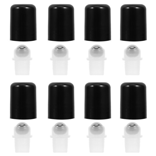 100Pièces Inserts Roller Bouteille Noir Anti- 2