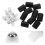 100Pièces Inserts Roller Bouteille Noir Anti- 8