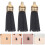 250Pièces Mini Pompons En Cuir Synthétique Noir Pour Clés 7