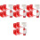 4Sets Wandhalter Rotem Eisen Und Praktisch 3