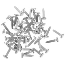 200Stk Robuste Metall Brads Für Handwerk Silber Mini Papierbefestiger