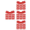 200Pièces Soldats Mini Plastique Marron Clair Décor Guerre U-Shaped 7