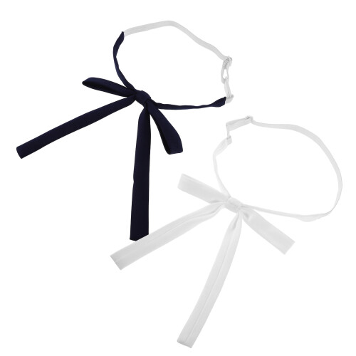 6Pièces Nœud Long Ajustable Style Scolaire 1