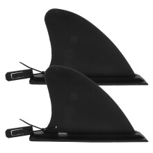 8Pièces Ailette De Kayak Paddle PVC Noire Design Hydrodynamique