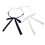 6Pièces Nœud Long Ajustable Style Scolaire 3