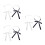 6Pièces Nœud Long Ajustable Style Scolaire 9