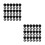 40Paires Vis ABS Noires Pour Plaques D'immatriculation Secure 5