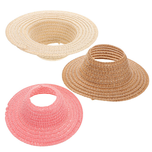 6Pièces Mini Chapeaux Pliables DIY En Pour Poupées 1