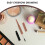 3Pièces Sourcils Double Extrémité Noir Gel Fixation Waterproof 5