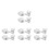 8Ensembles Attaches Visor Casque Rugby Nylon Installation Simple 9