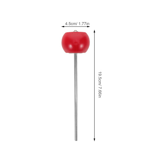 Maillet Pédale Batterie Bois Rouge Durable Pour Usage Maison 1