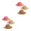 6Pièces Mini Chapeaux Pliables DIY En Pour Poupées 6