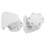 8Ensembles Attaches Visor Casque Rugby Nylon Installation Simple 4