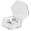40Stk Leere Blush- Und Highlighter Case Silber Kunststoff 3