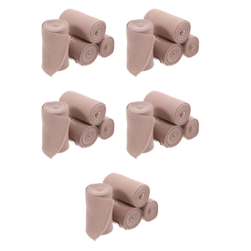 20Pièces Bandages Compressifs Élastiques Coton Avec Fermeture 2
