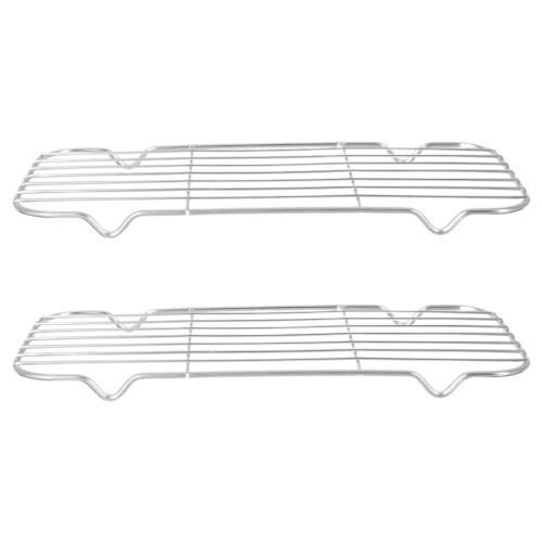 10Pièces Grille Four Refroidissement En Acier Inoxydable Argent