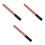 3Pièces Sourcils Double Extrémité Noir Gel Fixation Waterproof 6