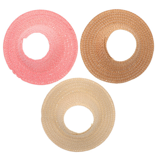 6Pièces Mini Chapeaux Pliables DIY En Pour Poupées 2