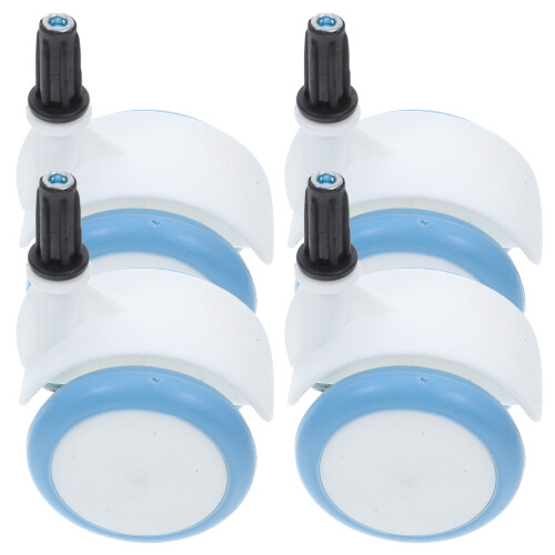 16Pièces Roues Universelles En Caoutchouc Pour Déambulateur 2