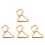 8Pièces Cadre Billard Triangle Bois Beige Pour Jeu Snooker Pool 2