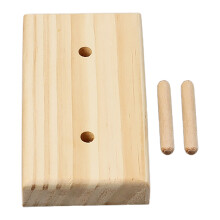 4Pièces Rangement En Bois Pour