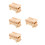 4Pièces Bois DIY Educatif Puzzle Enfant Beige 9