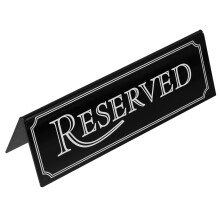 10Pièces Panneaux Suspendus Réservés Noir Pour Restaurant