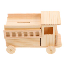 4Pièces Bois DIY Educatif Puzzle Enfant Beige