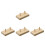 4Pièces Rangement En Bois Pour 5