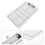 5Pièces Ardoise Blanche PVC Réinscriptible Pour Coaching Jeu De 11