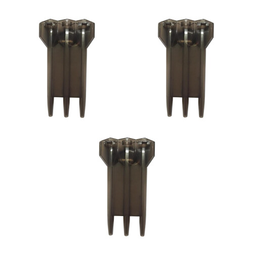 3Pièces Boîte Fléchettes Matériau Résistant Noir Avec Accessoires 1