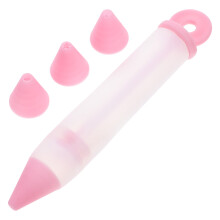 5Ensembles Outils Rose Silicone Pour Décorer Gâteaux, Cookies, Crème