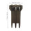 3Pièces Boîte Fléchettes Matériau Résistant Noir Avec Accessoires 8