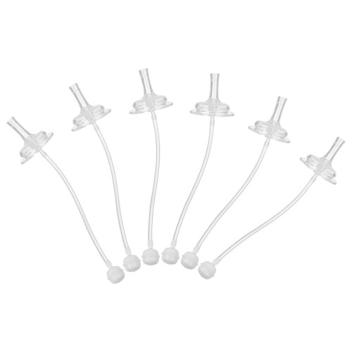 18Pièces Pailles Réutilisables Silicone Sécurisées Pour Gobelets Bébé
