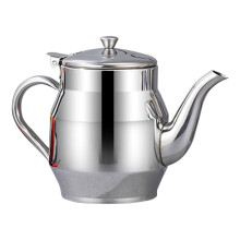 2Pcs Stainless Steel Oil Can with Filter Mesh Silver Oil Storage Pot