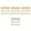 40Pièces Mini Clôture En Bois , Décor Paysage 4