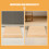 2Pièces Rampe De Bordure En Bois Antidérapante Beige Usage 11